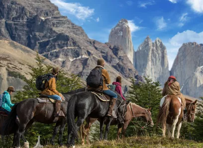 Cavalgada no Parque Nacional Torres del Paine