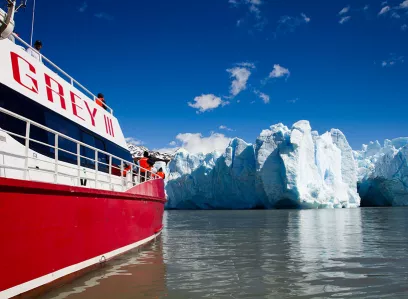 Schifffahrt zum Grey Gletscher
