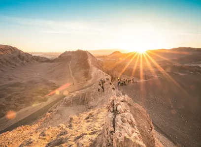 Pôr do Sol  no Atacama