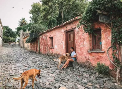 Um dia em Colônia do Sacramento no Uruguai