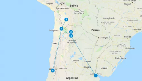 Argentina, Bolivia e Chile