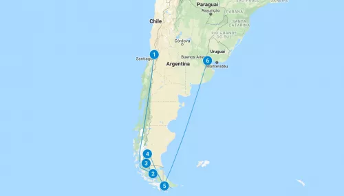 Patagônia + Buenos Aires e Santiago do Chile