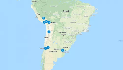 Argentinien, Chile & Peru, Bolivien